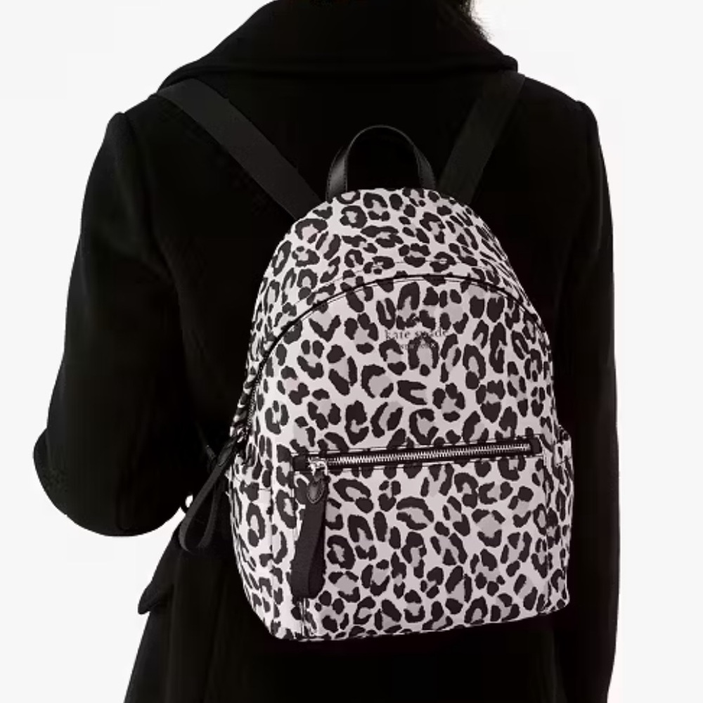 Kate Spade Chelsea Spotted Leopard Print Medium Backpack
Violet Mist
NWT